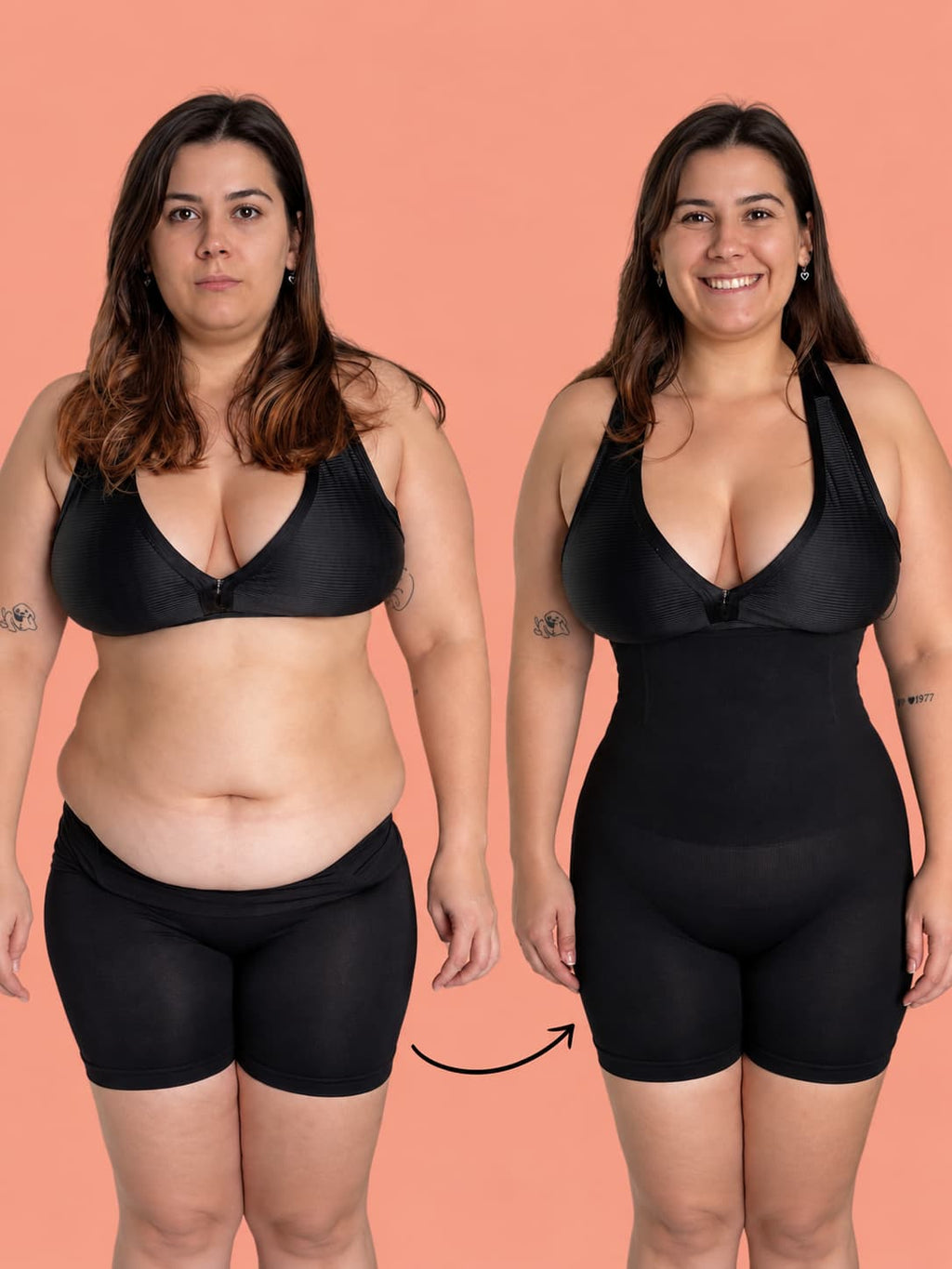 Short faja moldeadora de cintura alta