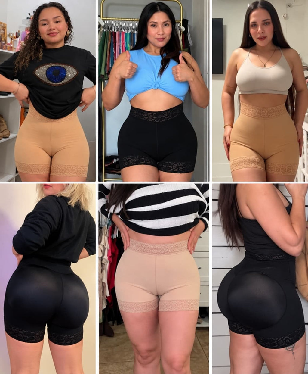 Short Faja Colombiana Levanta cola